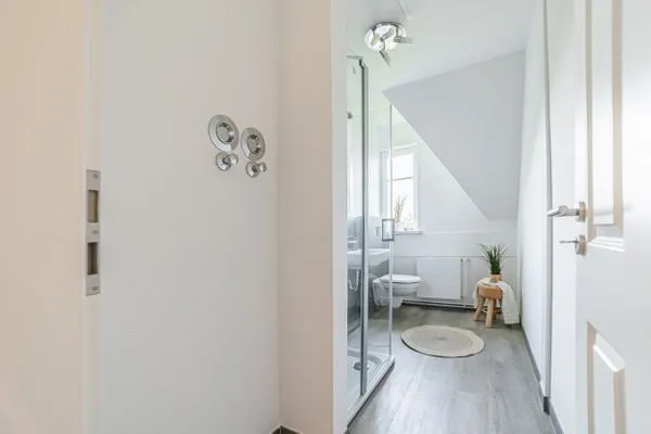 Badezimmer  Ferienwohnung Insel - Auszeit Pellworm