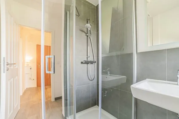 Badezimmer  Ferienwohnung Insel - Auszeit Pellworm