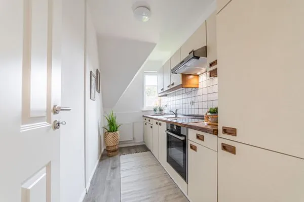 Küche / Küchenzeile  Ferienwohnung Insel - Auszeit Pellworm