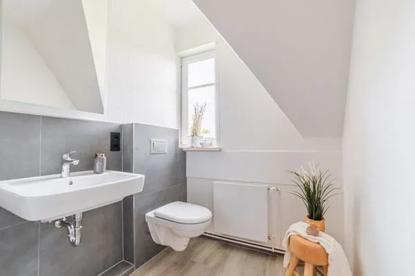 Badezimmer  Ferienwohnung Insel - Auszeit Pellworm