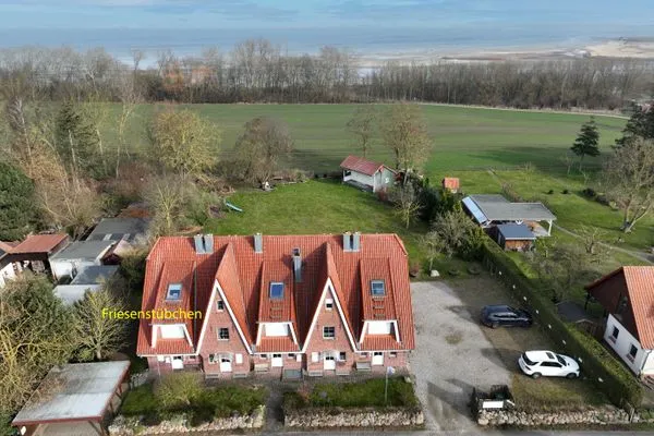 Vogelperspektive Landhaus am Meer Friesenstübchen