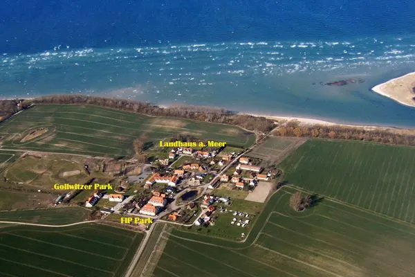 Vogelperspektive Landhaus am Meer Kleine Krabbe