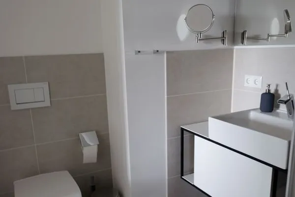 Badezimmer  FeWo Albatros in Prora - 6.52