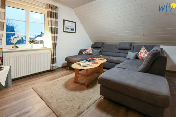 Wohnzimmer Godenhus Ferienwohnung Mathis