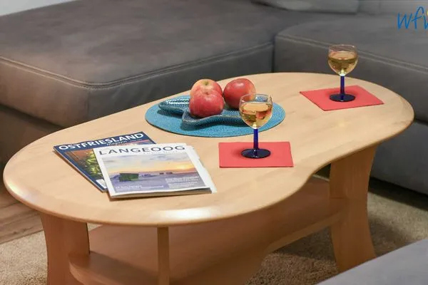 Wohnzimmer Godenhus Ferienwohnung Mathis