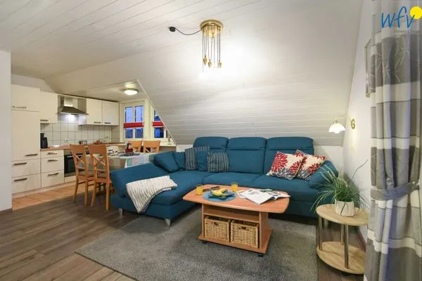 Wohnzimmer Godenhus Ferienwohnung Luisa