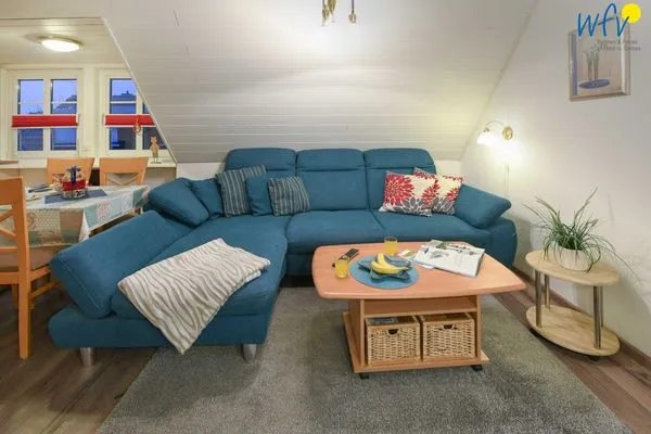 Wohnzimmer Godenhus Ferienwohnung Luisa