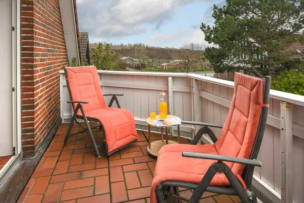 Balkon Godenhus Ferienwohnung Luisa