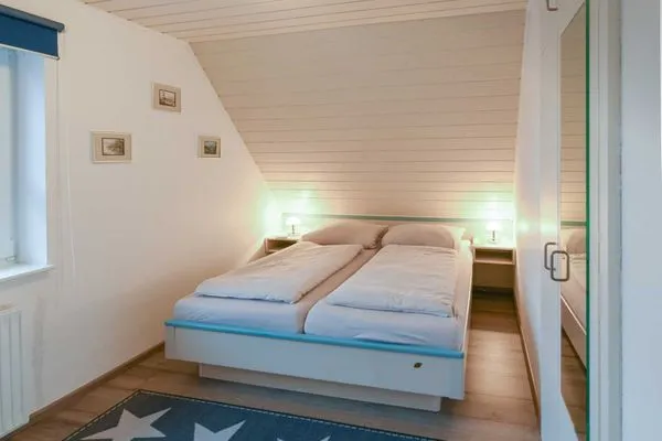 Schlafzimmer Godenhus Ferienwohnung Luisa