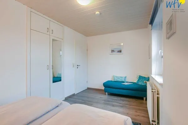 Schlafzimmer Godenhus Ferienwohnung Luisa
