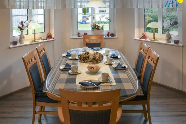 Essbereich Godenhus Ferienwohnung Hannes