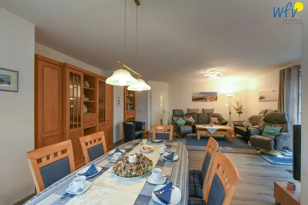 Essbereich Godenhus Ferienwohnung Hannes