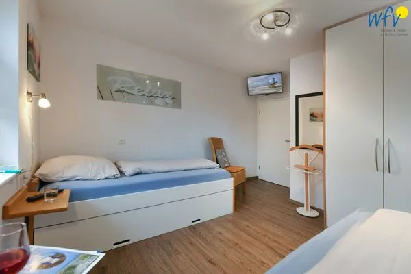 Schlafzimmer Godenhus Ferienwohnung Hannes