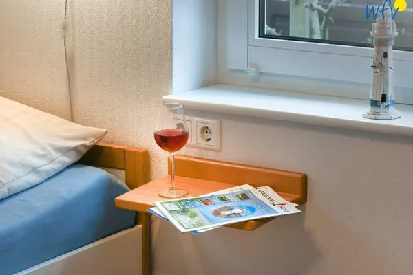 Schlafzimmer Godenhus Ferienwohnung Hannes