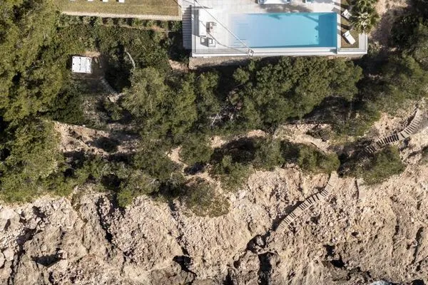 Vogelperspektive  Villa Sunset Dream