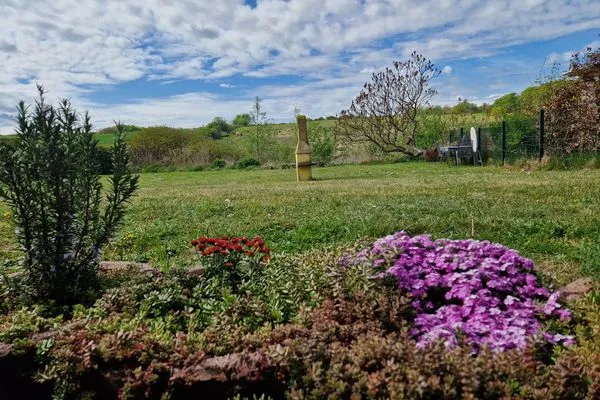 Gartenblick  Ferienwohnung Tiny - am Rande des Nationalparks in Hagen