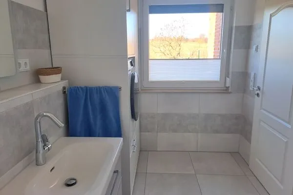 Badezimmer  Ferienwohnung Tiny - am Rande des Nationalparks in Hagen