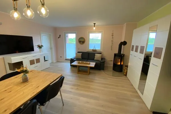 Wohnzimmer  Ferienwohnung Tiny - am Rande des Nationalparks in Hagen