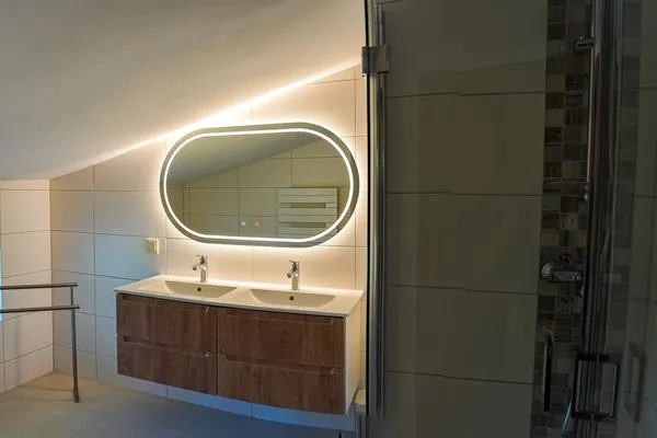 Badezimmer  Jasmundhus auf Rügen - Ferienwohnung  Steuerbord