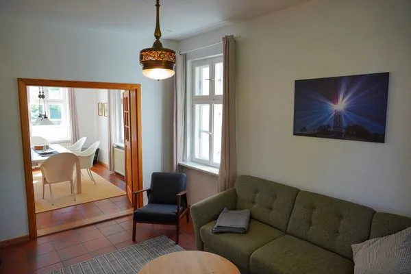 Wohnzimmer  Jasmundhus auf Rügen - Ferienwohnung  Steuerbord