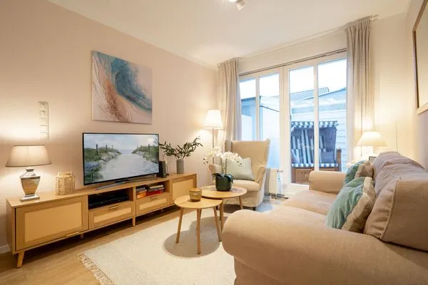 Wohnzimmer  (ARW3) Ferienwohnung Cozy Harbour