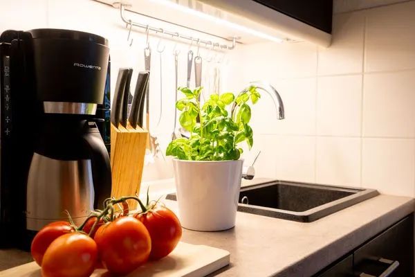 Küche / Küchenzeile  (STR123g) Ferienwohnung "Sonnenseite"