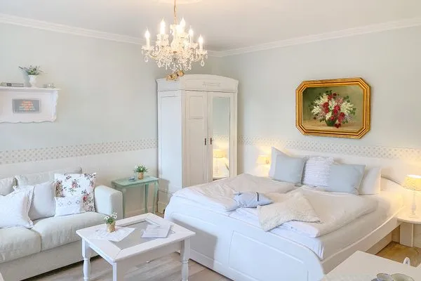 Wohnzimmer  Haus Midsommer App. 10 - Top Lage in Strandnähe mit Balkon