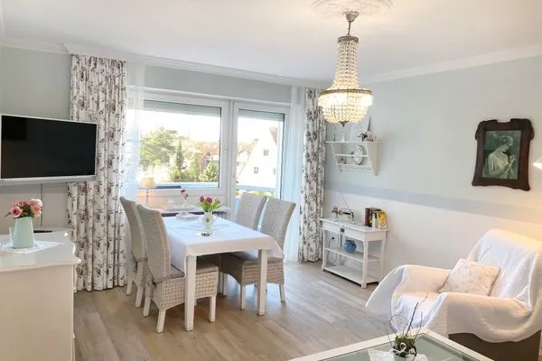 Wohnzimmer  Haus Midsommer App. 11 - Strand, Sonne & Südwestbalkon