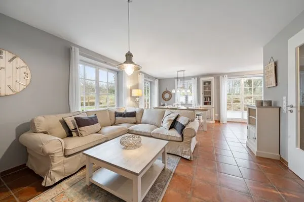 Westmarken Reetdachhaus Strandkontor SPO Ording - 