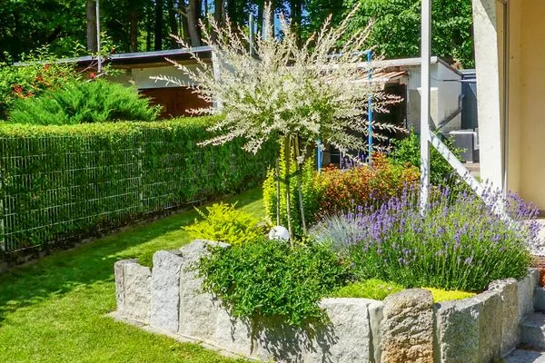 Ferienhaus Waterkieker am Jabelschen See - Garten mit Seeblick  Waterkieker