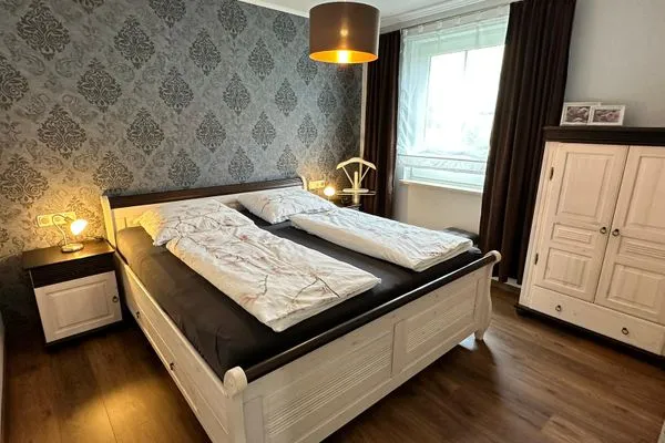 Schlafzimmer  Ferienwohnung Seestern