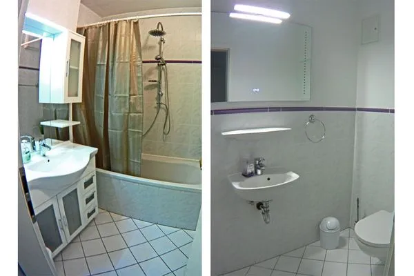 Badezimmer  Strandresidenz Ferienwohnung 10