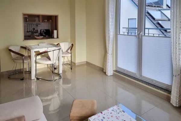 Wohnzimmer  Ferienhaus Zum Kreideblick, FeWo Muschel