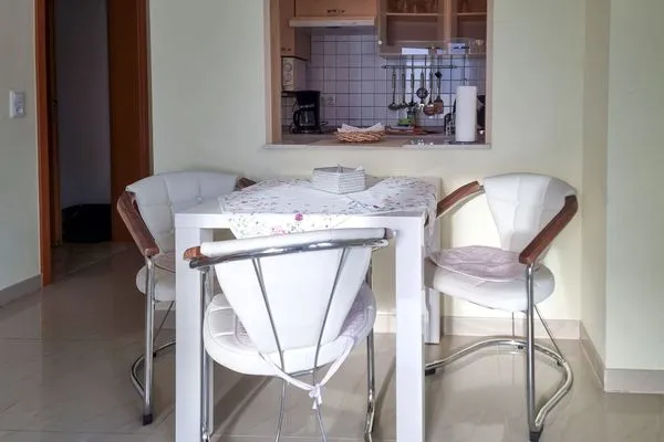 Wohnzimmer  Ferienhaus Zum Kreideblick, FeWo Muschel