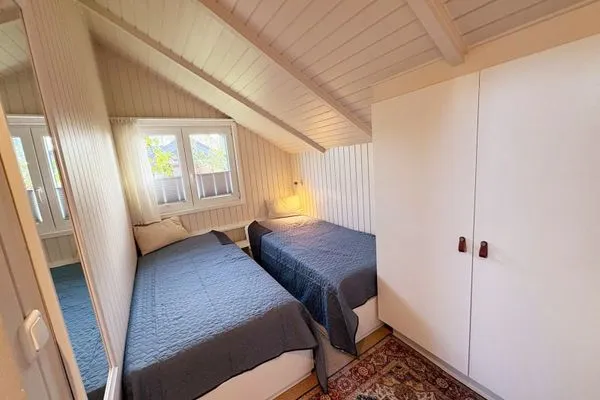 Schlafzimmer mit 2 Einzelbetten  Immi's Hus