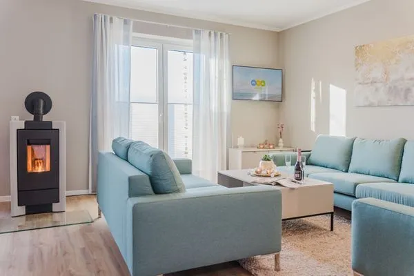 Wohnzimmer  Wellnesshaus Strandläufer