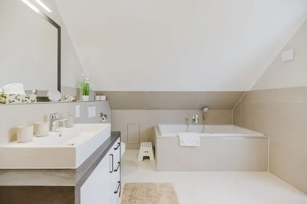 Badezimmer  Wellnesshaus Strandläufer