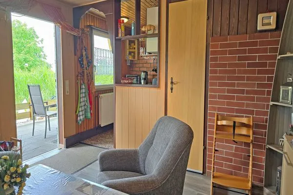 Wohnzimmer  Ferienhaus am Wiesengrund auf Rügen- familienfreundlich mit Terrasse und Grill