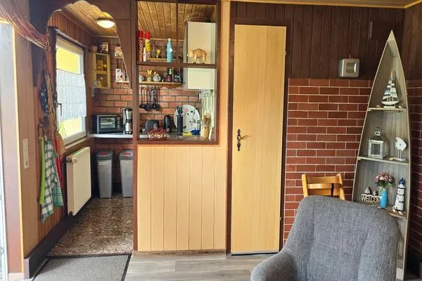 Küche / Küchenzeile  Ferienhaus am Wiesengrund auf Rügen- familienfreundlich mit Terrasse und Grill