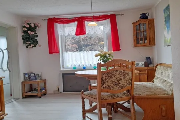 Wohnzimmer  Ferienhaus Figelski mit Terrasse in Sassnitz