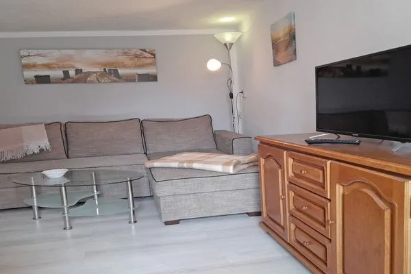 Wohnzimmer  Ferienhaus Figelski mit Terrasse in Sassnitz