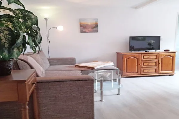 Wohnzimmer  Ferienhaus Figelski mit Terrasse in Sassnitz
