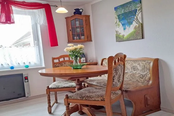 Wohnzimmer  Ferienhaus Figelski mit Terrasse in Sassnitz