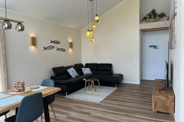 Wohnzimmer  Ferienhaus  JadeMuschel