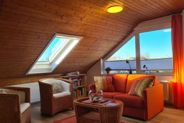 Wohnzimmer  Fewo Kiebitzküken