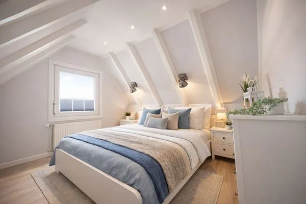 Schlafzimmer  Lüttje Strandhuus