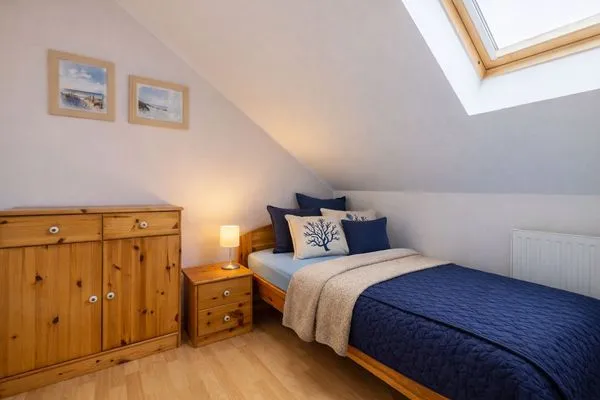 Schlafzimmer  Haus Lüttje Hörn Wohnung Sonne