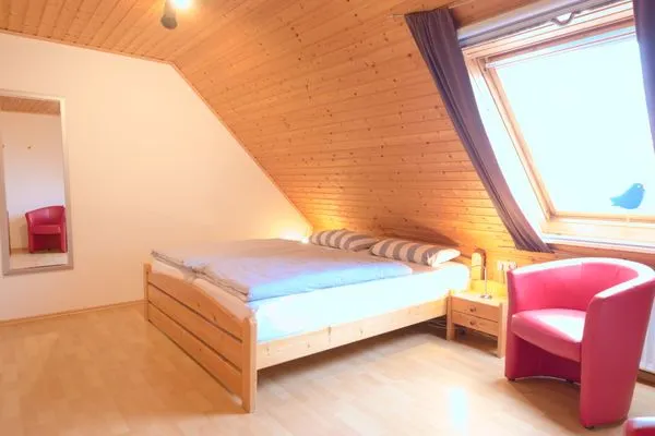 1.Schlafzimmer  Ferienhaus Thies