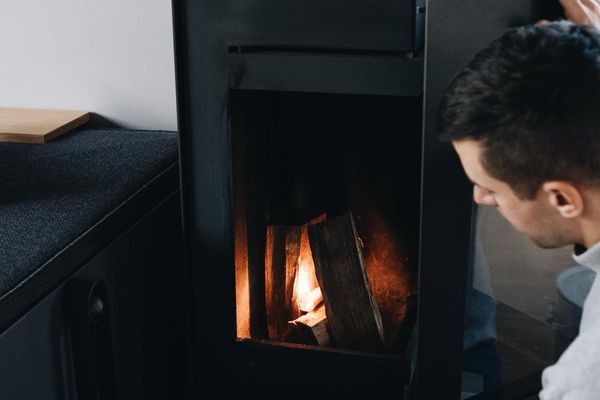  Ferienhaus Siegfried Dierhagen - Kamin-/Ofen