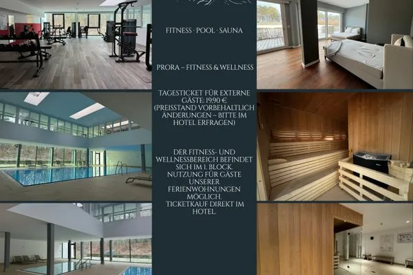 Sauna, Pool  FeWo Sonnenschein in PRORA / Indoorpool
